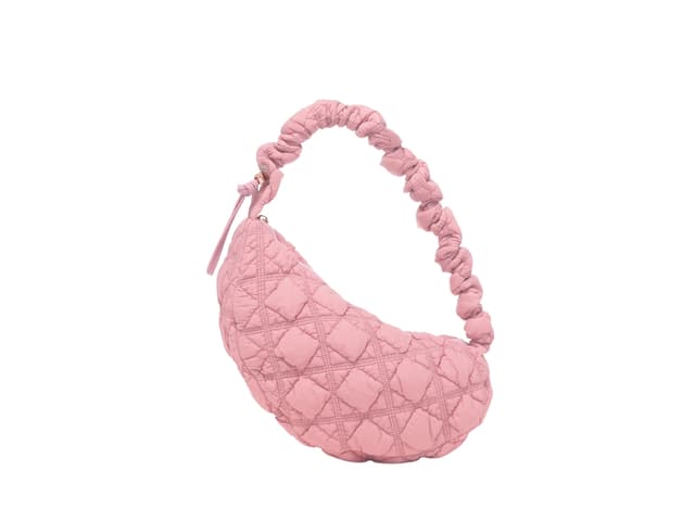 Carlyn Carlyn Cozy M In Nylon With Gold Hardware Cream Pink - view 1