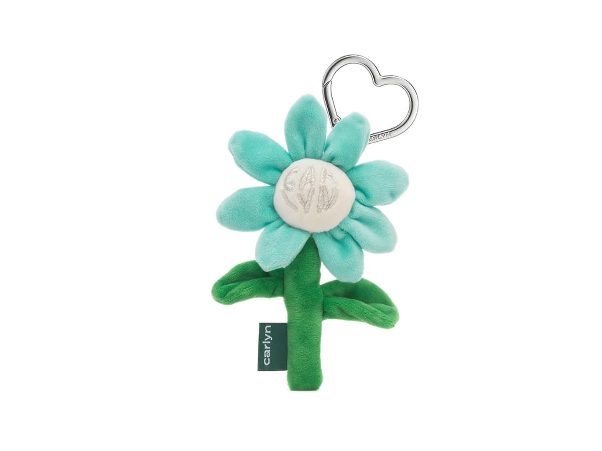 Carlyn Flower Keyring Mint