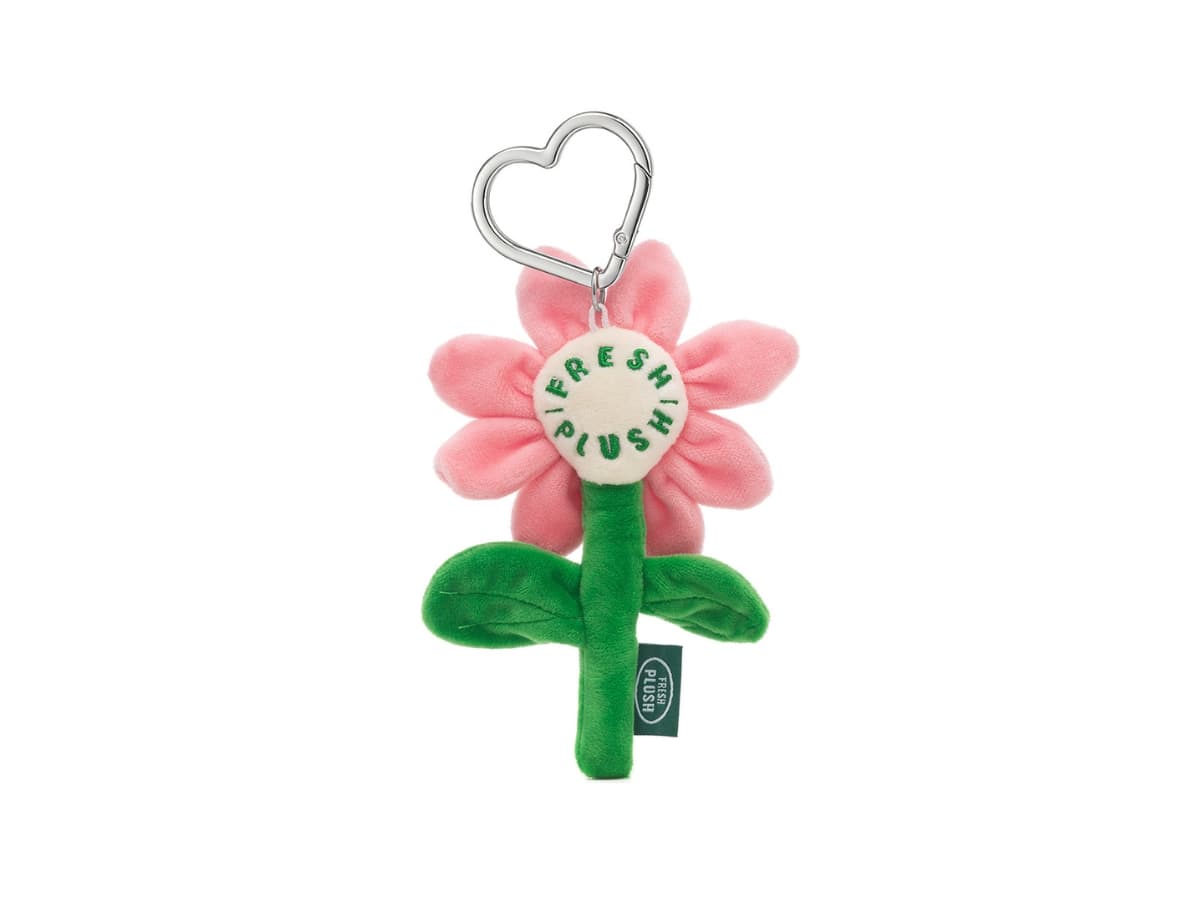 Carlyn Flower Keyring Pink