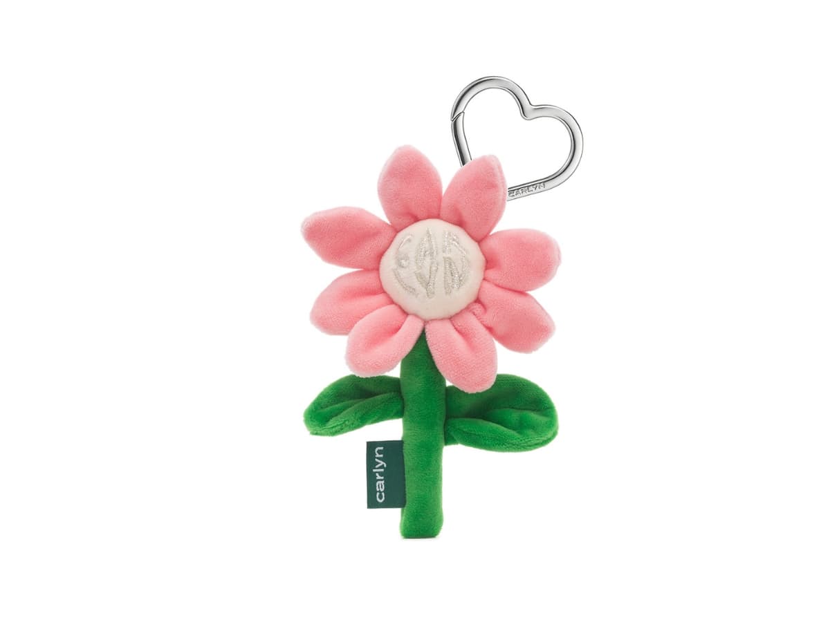 Carlyn Flower Keyring Pink