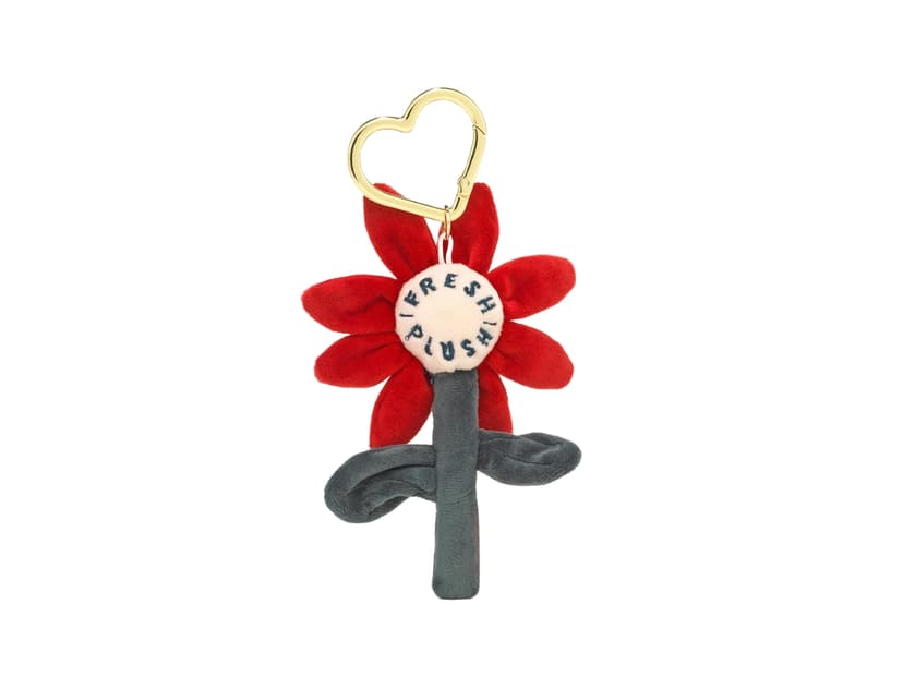 Carlyn Carlyn Flower Keyring Red