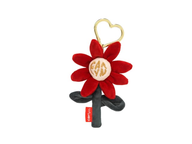 Carlyn Carlyn Flower Keyring Red - view 2