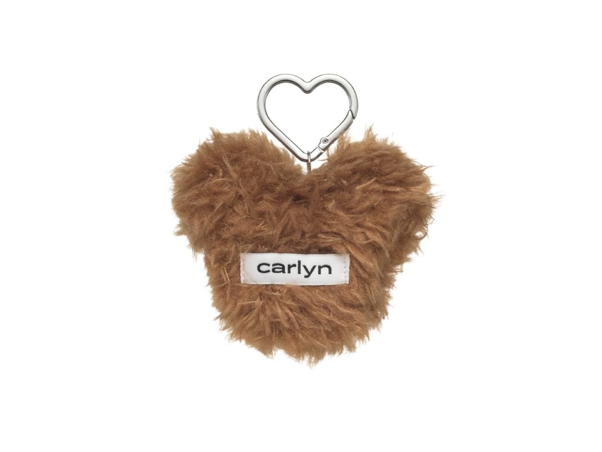 Carlyn Fluffy Keyring Brown