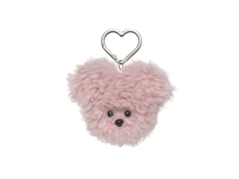 Carlyn Carlyn Fluffy Keyring Pink