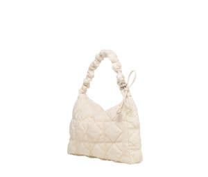 Buy Carlyn Lane Bag In Nylon With Silver Hardware Ivory at Sasom – Authentic and Ready to Ship