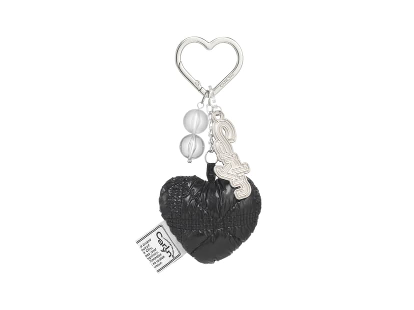 Carlyn Carlyn My Heart Keyring Black