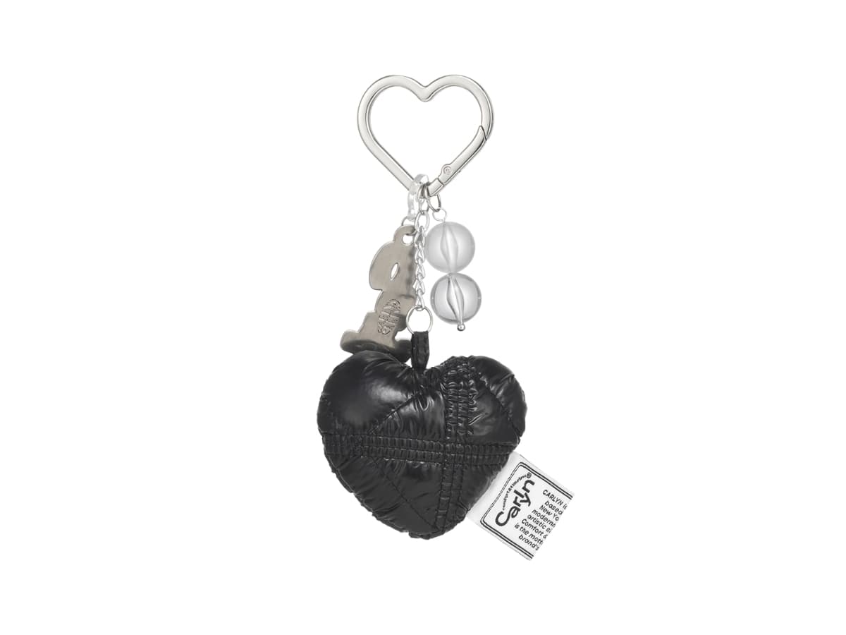 Carlyn My Heart Keyring Black