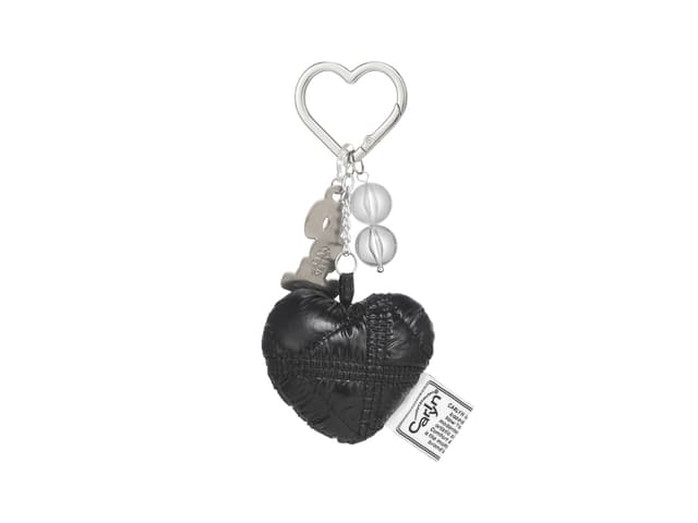 Carlyn Carlyn My Heart Keyring Black - view 2