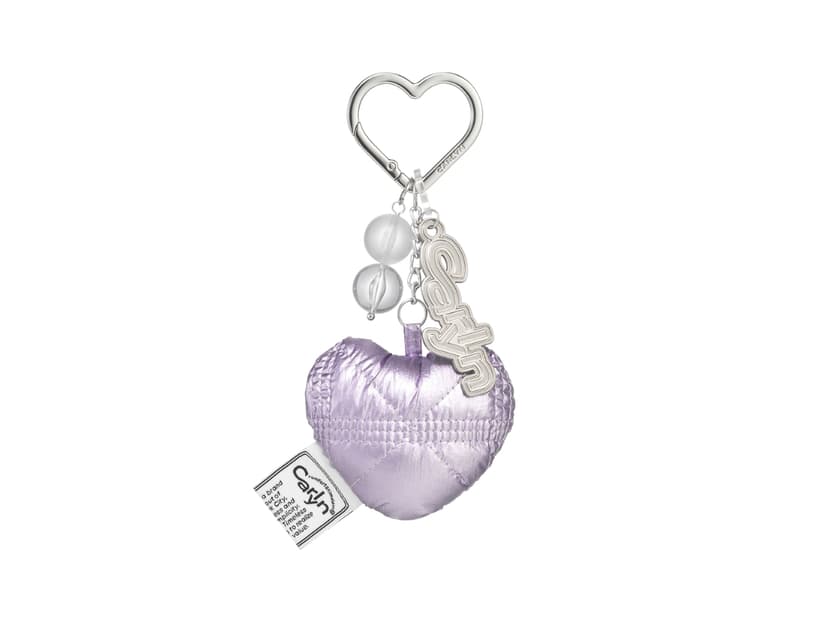 Carlyn Carlyn My Heart Keyring Lavender