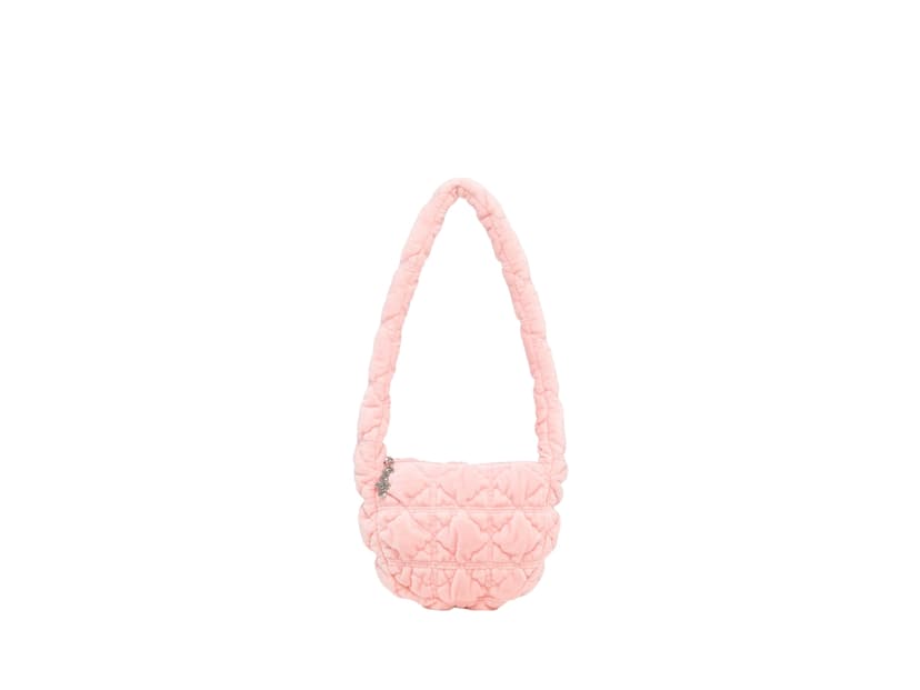 Carlyn Carlyn Soft Velvet Mini Pink