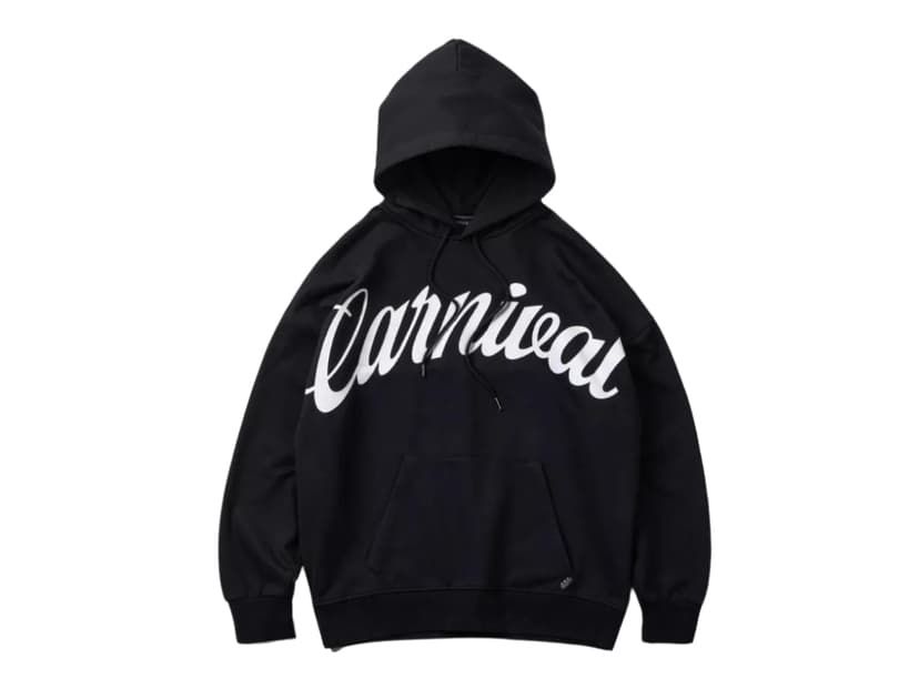 Carnival Carnival Calligraphy Hoodie Black SS23