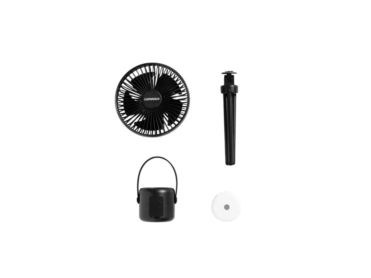 Carnival Portable Fan Black