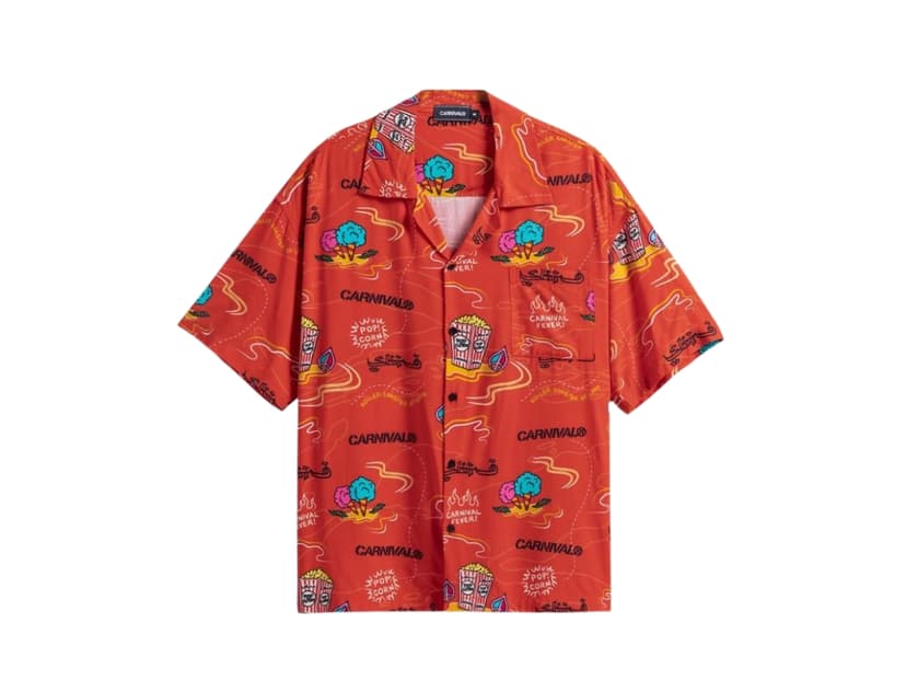 Carnival Carnival SBTG Hawaii Shirt Orange