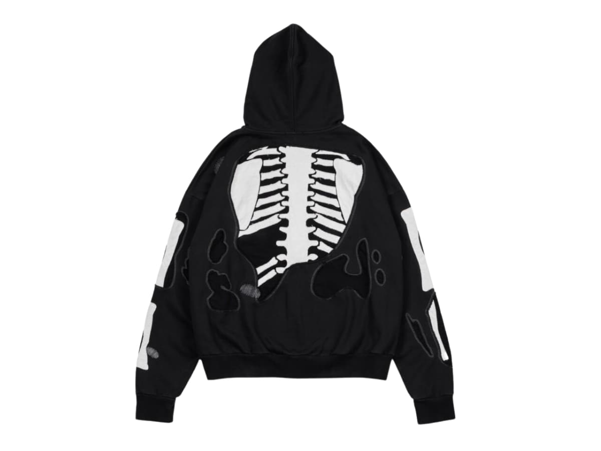 Carnival Skeleton Hoodie Black