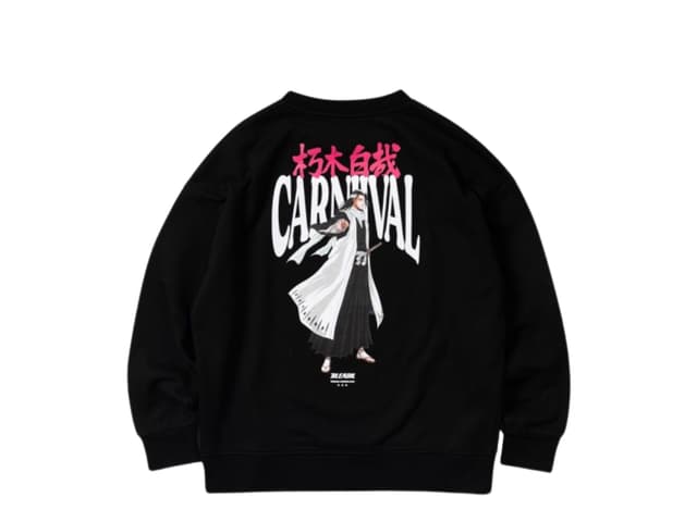 Carnival Carnival X Bleach Byakuya Crewneck Black - view 1
