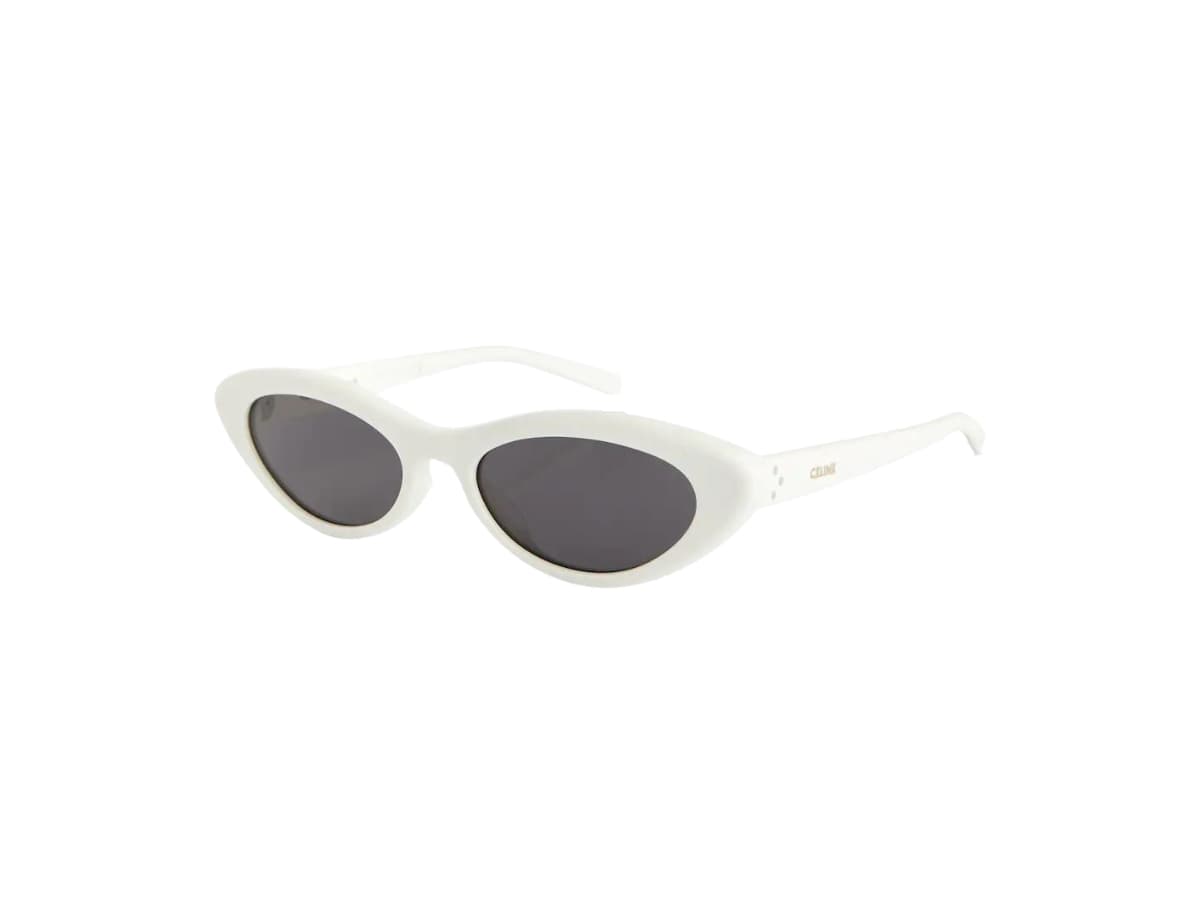 Celine Cat Eye Sunglasses White