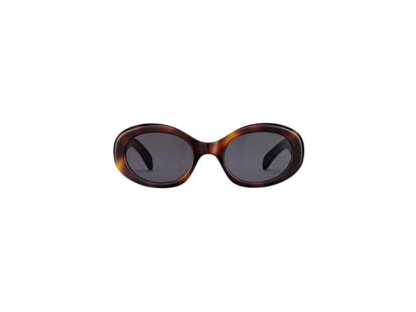 Celine Celine Triomphe 01 Sunglasses In Acetate Blonde Havana