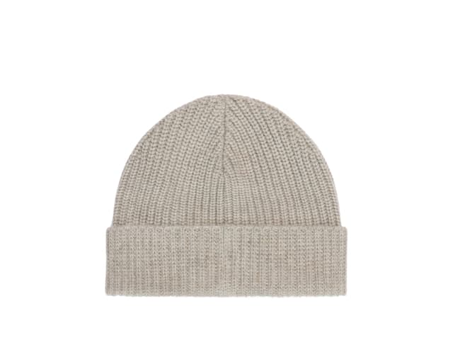 Celine Celine Triomphe Beanie In Heritage Cashmere Oatmeal - view 2