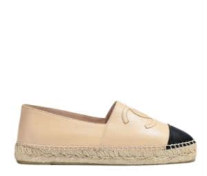 Buy Chanel Espadrilles In Lambskin Beige-Black (W) at Sasom – Authentic and Ready to Ship