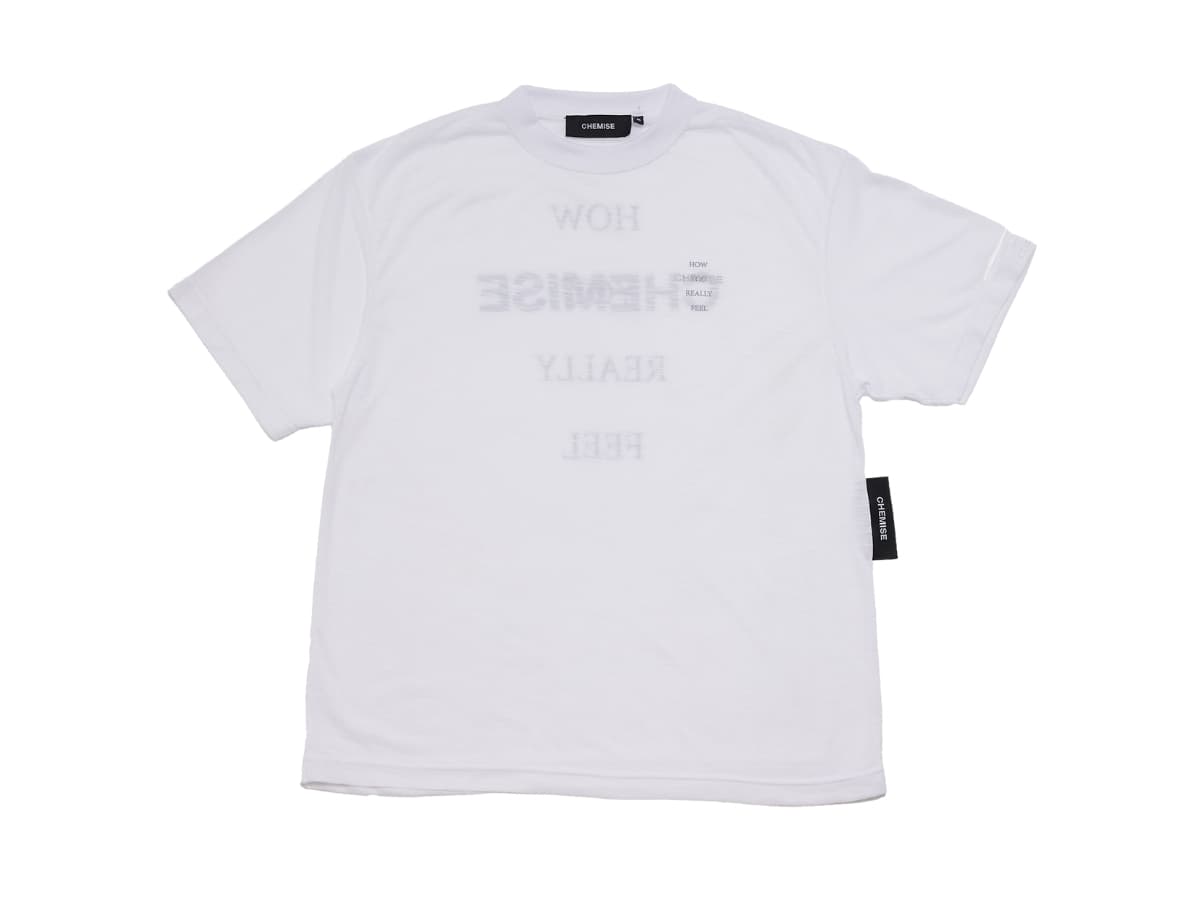 CHEMISE Fleece White T-Shirt