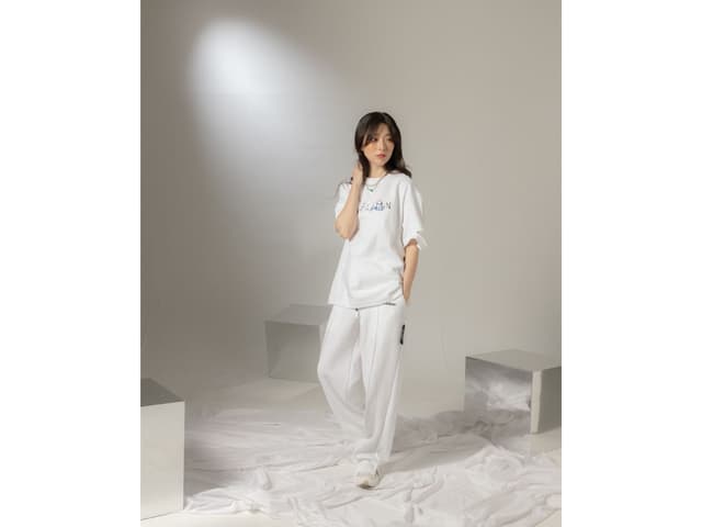 CHEMISE CHEMISE White Sweatpants - view 3