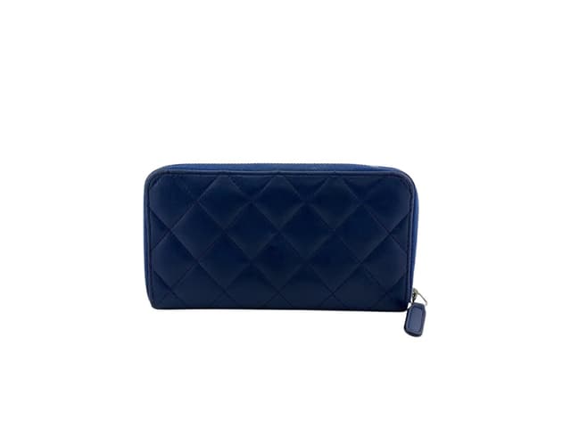 Chanel Chanel Long Bi-Fold Wallet Blue - view 2