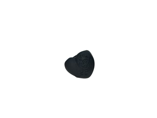 Chrome Hearts Chrome Hearts Heart Silicone Ring Black - view 1