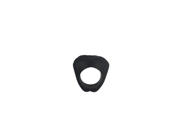 Chrome Hearts Chrome Hearts Heart Silicone Ring Black - view 3