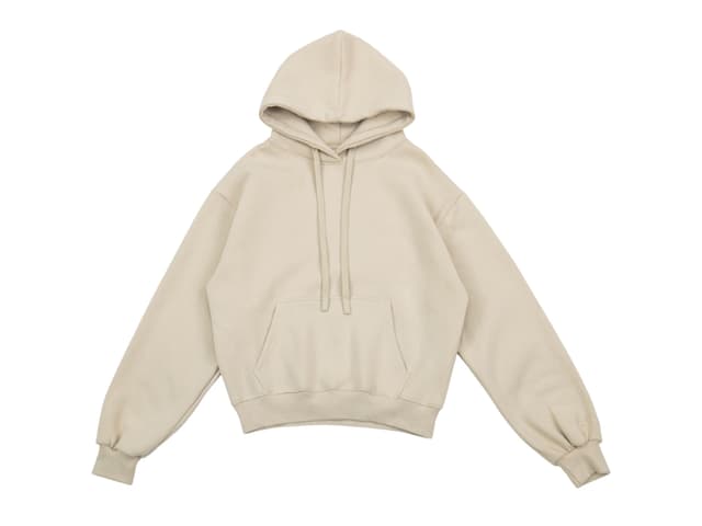 Classy Classy Basic Hoodies Cream - view 1