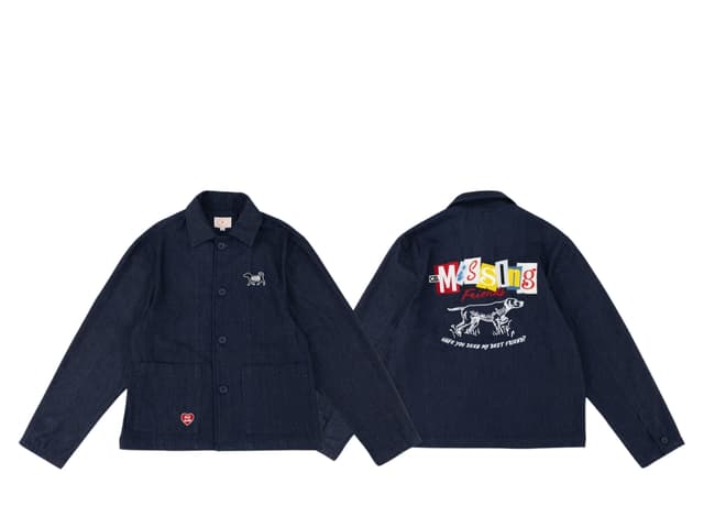 Classy Classy Crew Jacket Denim - view 1