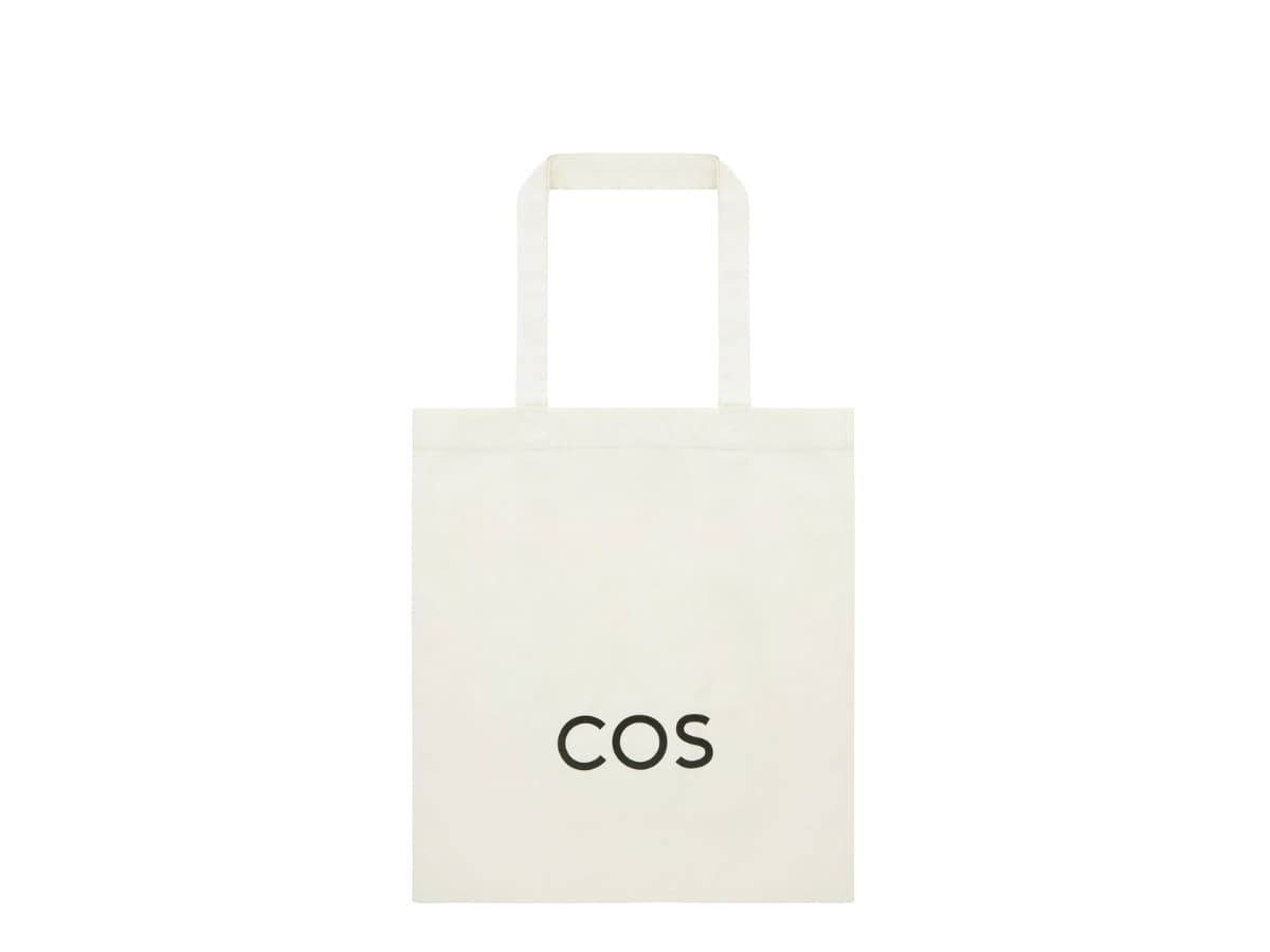 COS Canvas Tote Bag White