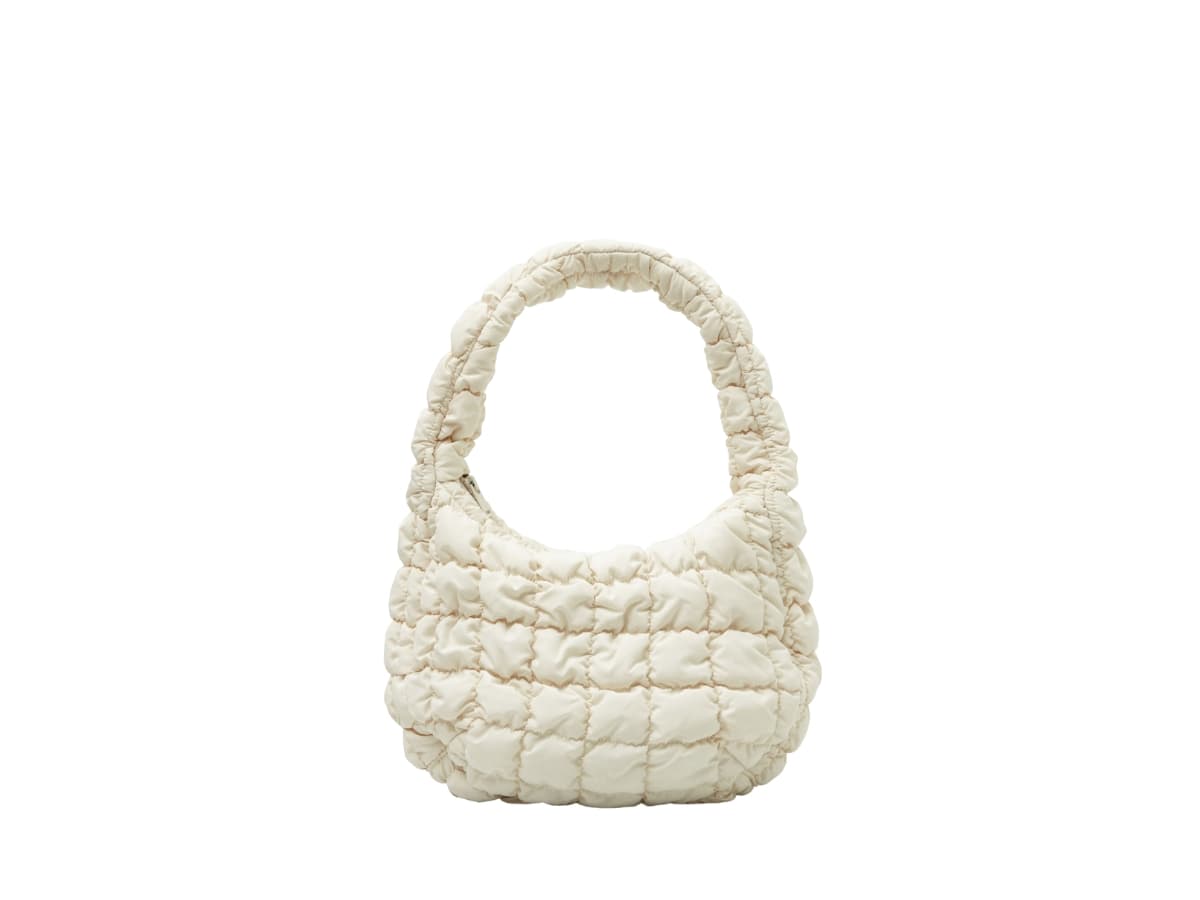 COS Quilted Mini Bag Stone