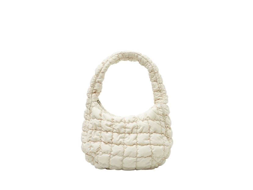 COS COS Quilted Mini Bag Stone