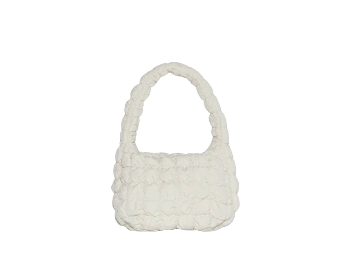 COS Quilted Mini Bag Cream