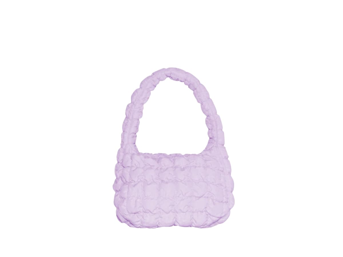 COS Quilted Mini Bag Purple