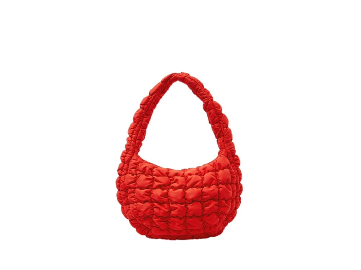 COS Quilted Mini Bag Red