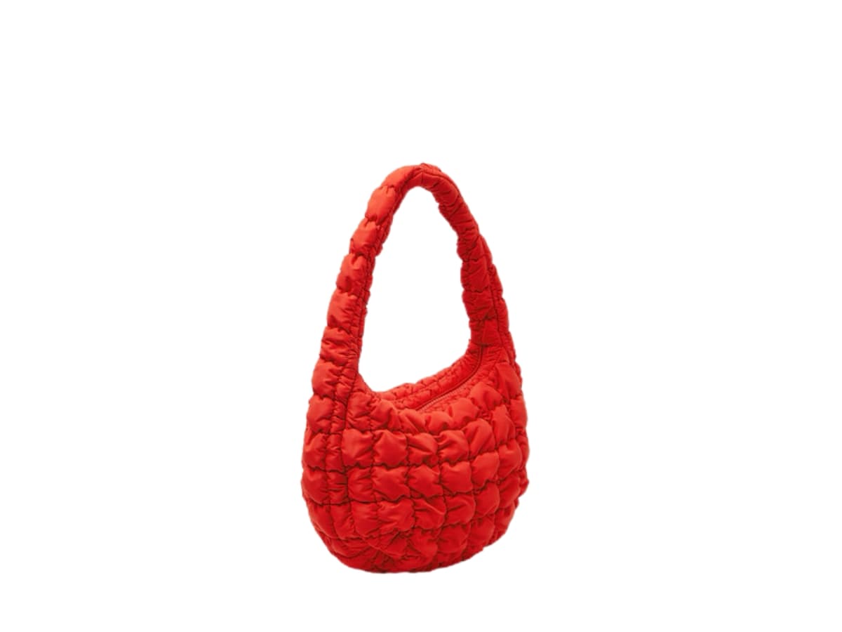 COS Quilted Mini Bag Red