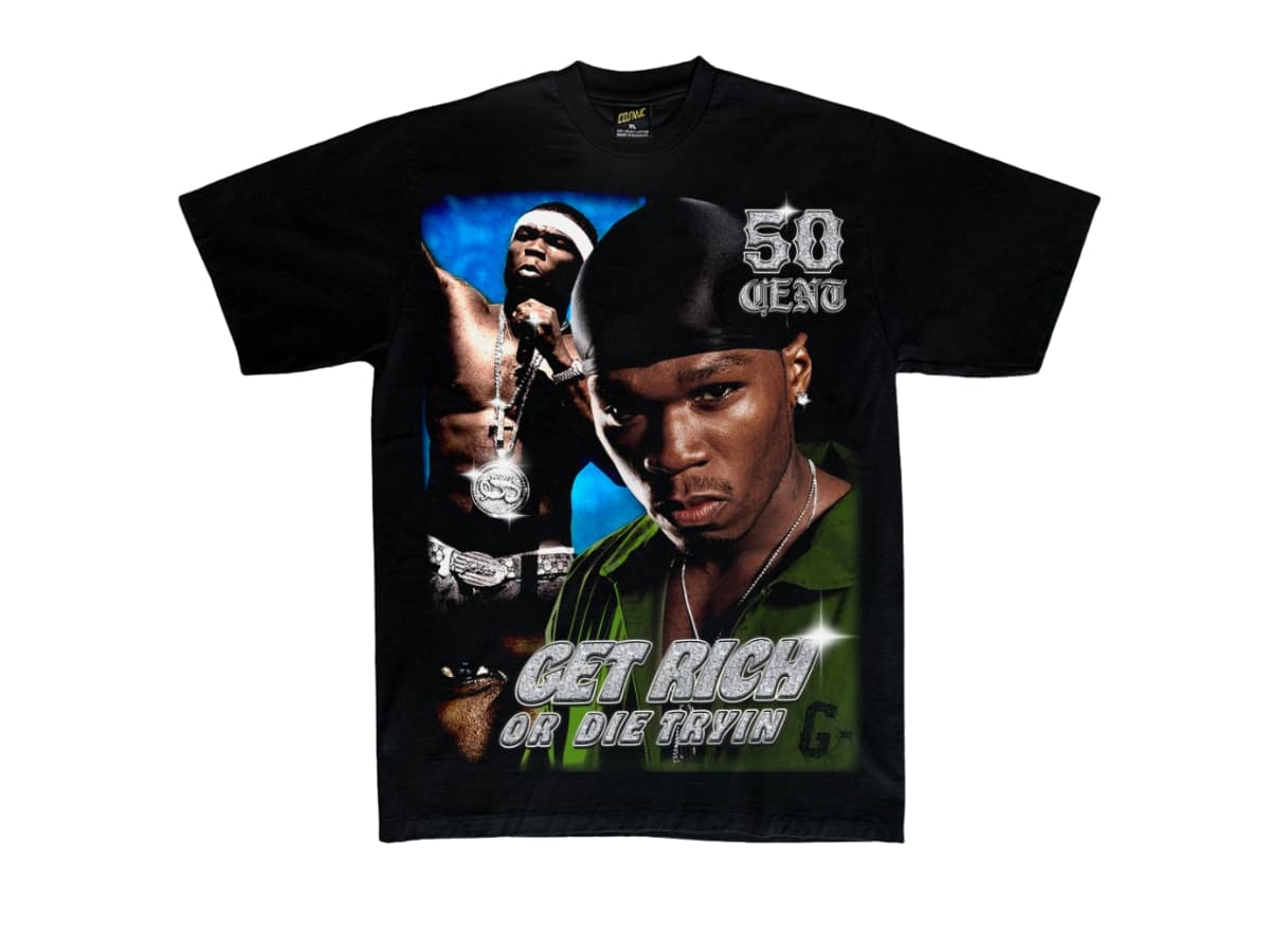 Cosmic 50Cent Rap Tee Black