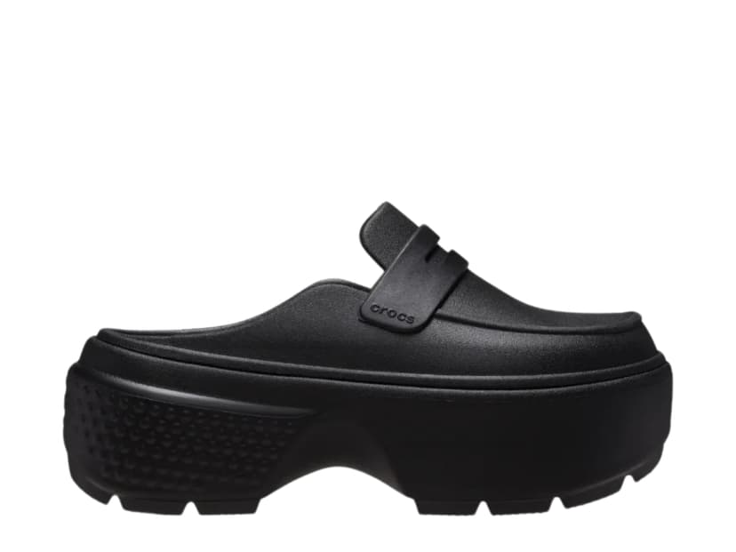Crocs Cross Stomp Loafer Black