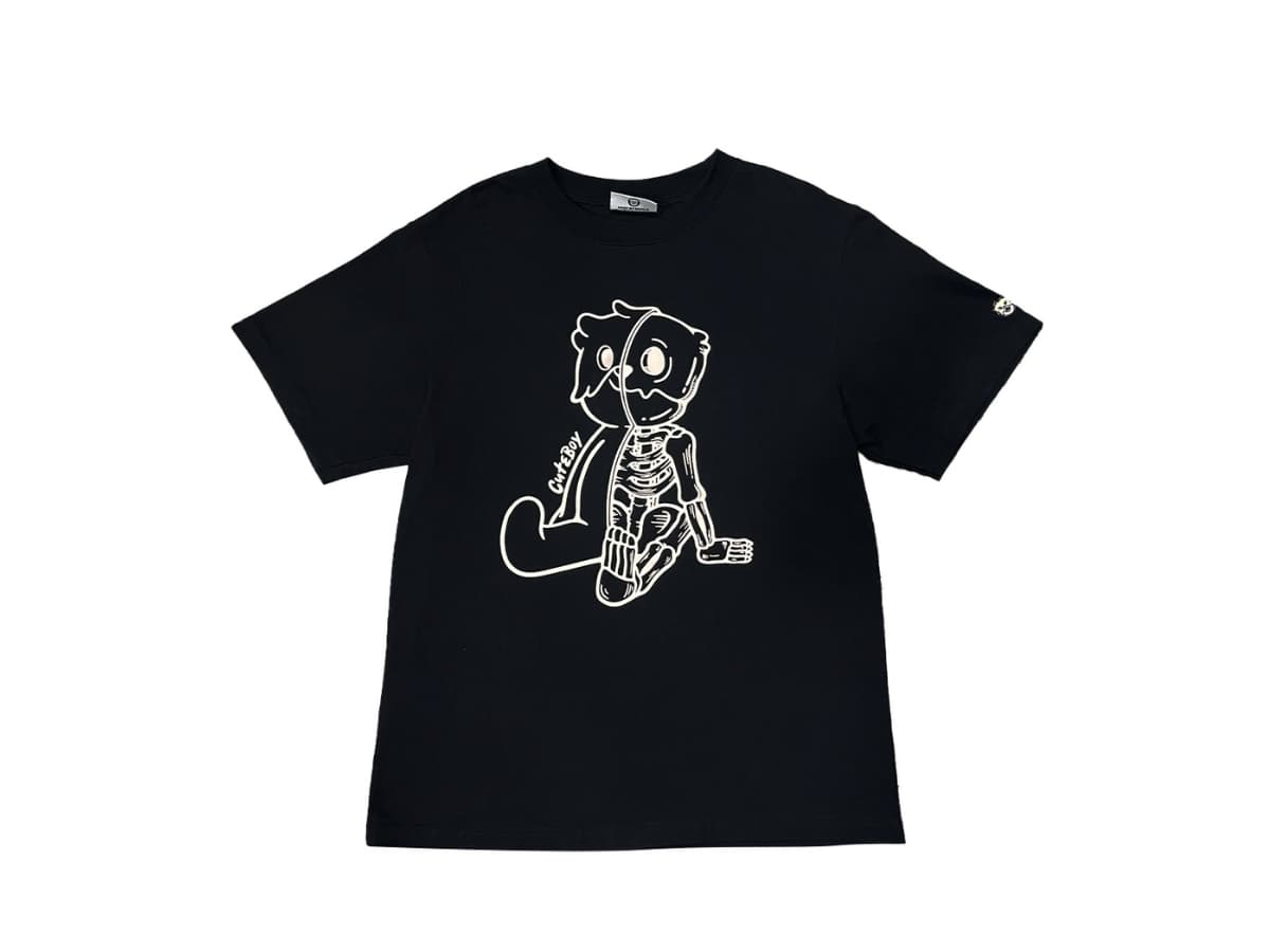 CuteBoy Beagle Tee-Bone Black