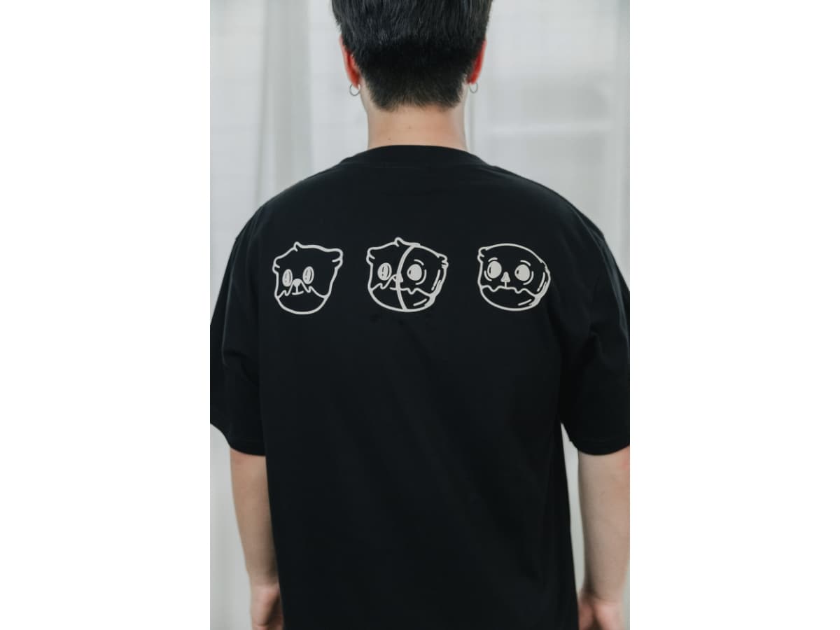 CuteBoy Beagle Tee-Bone Black