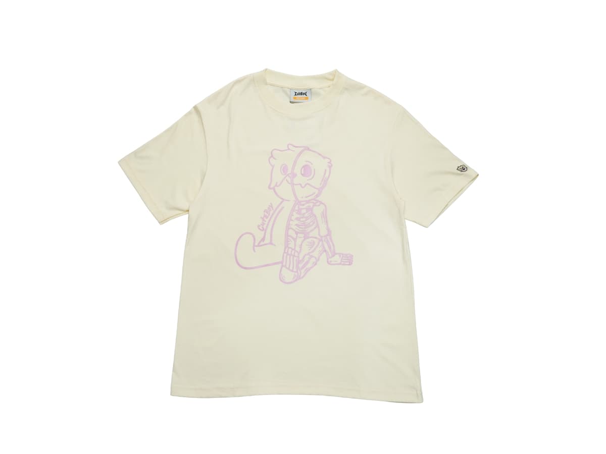 CuteBoy Beagle Tee-Bone Cream