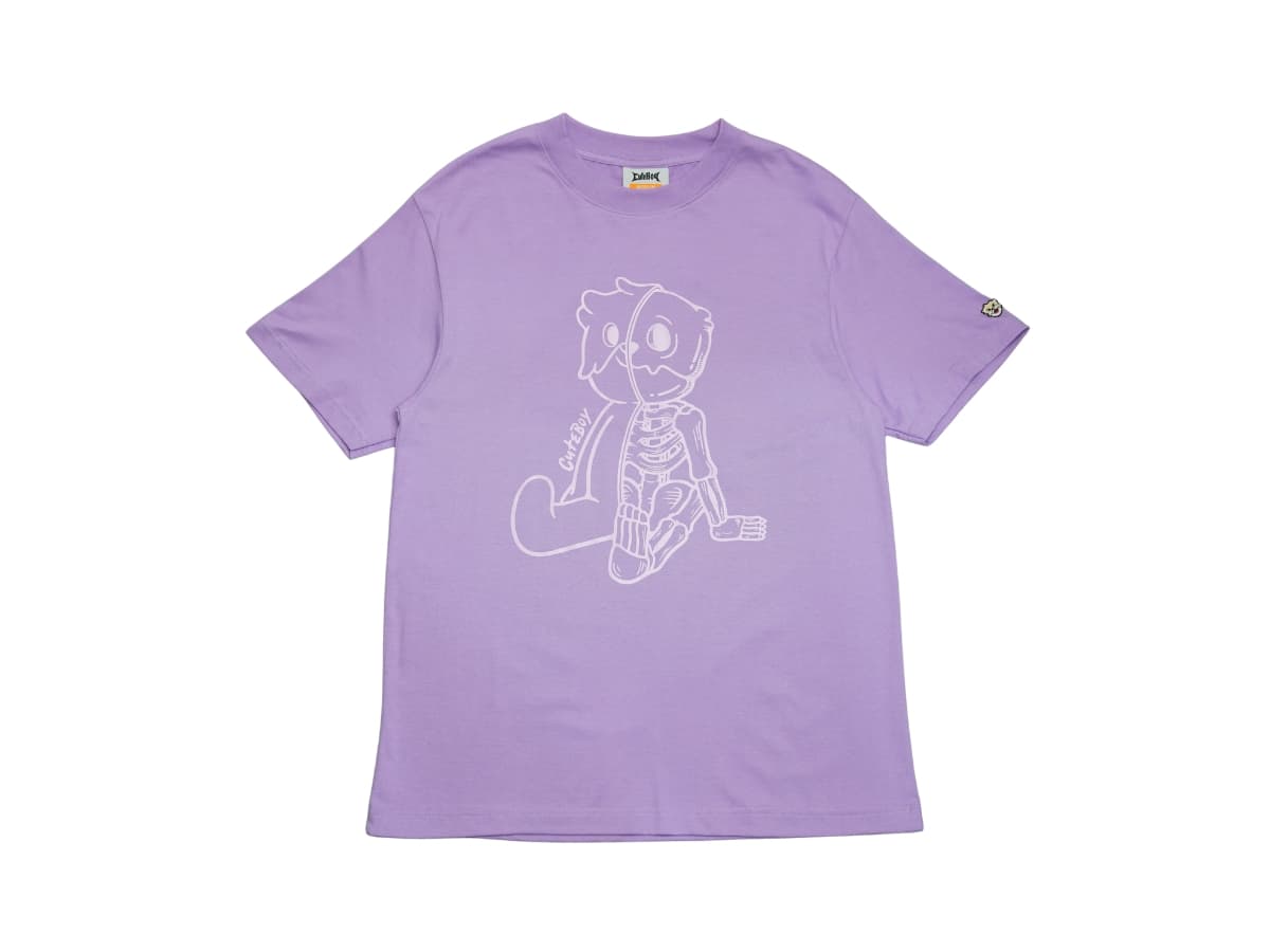 CuteBoy Beagle Tee-Bone Purple