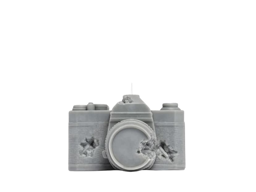 Daniel Arsham Daniel Arsham Eroded Camera Candle Grey