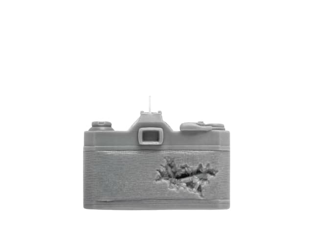 Daniel Arsham Daniel Arsham Eroded Camera Candle Grey - view 4