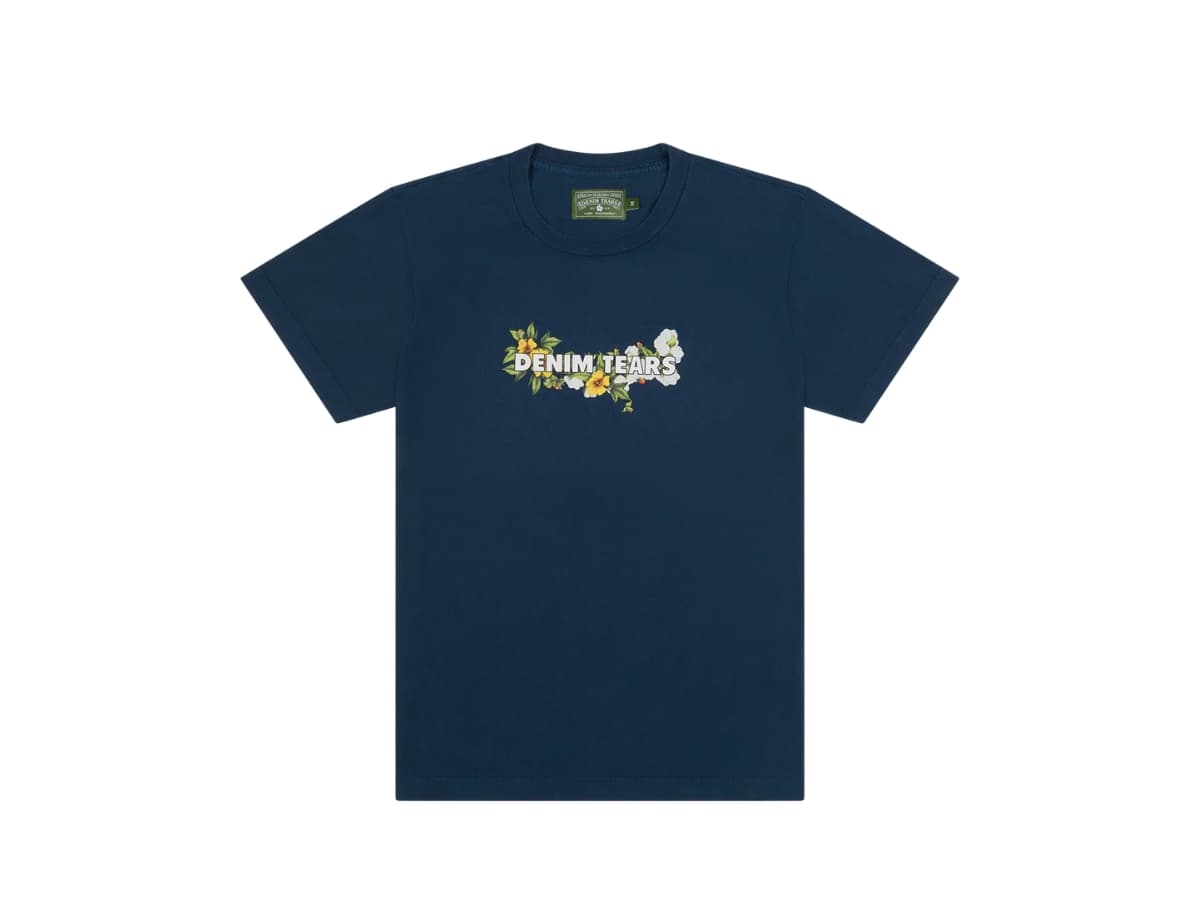 Denim Tears Logo Tee Navy