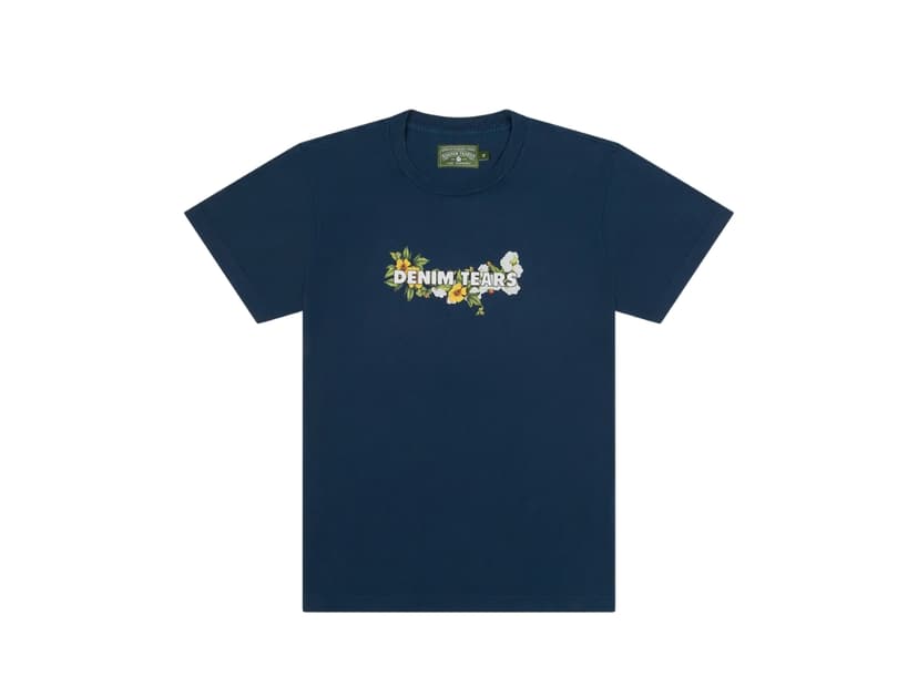 Denim Tears Denim Tears Logo Tee Navy