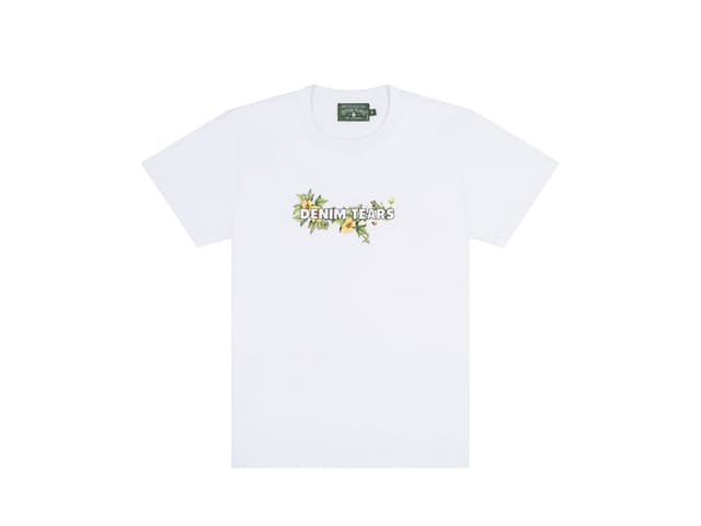 Denim Tears Denim Tears Logo Tee White - view 1