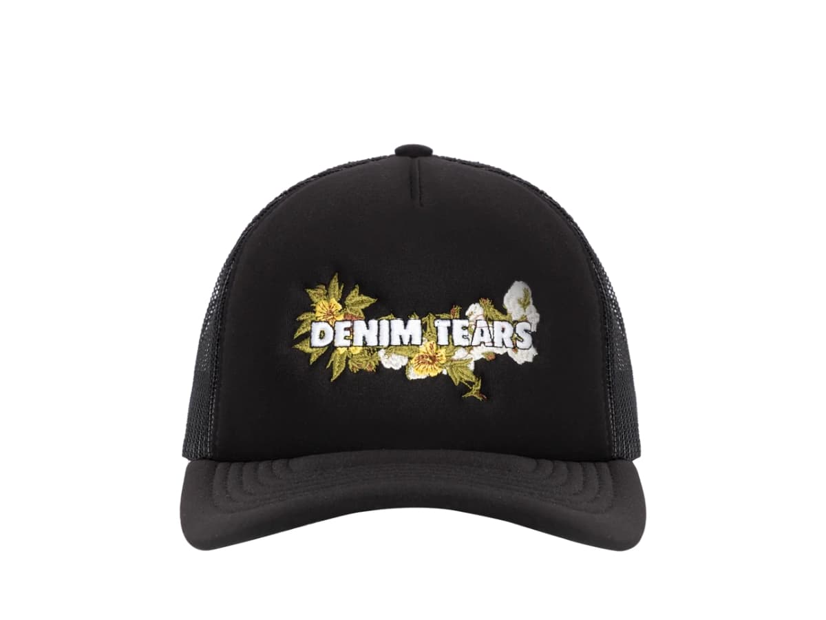 Denim Tears Trucker Hat Black