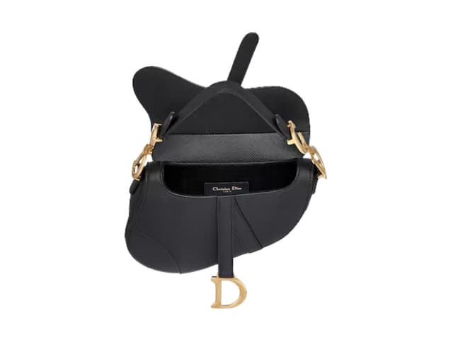 Dior Dior Saddle Bag Calfskin Mini Black - view 3
